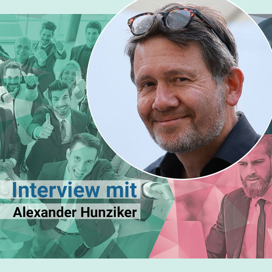 Schmuckbild zeigt Porträt von Alexander Hunziker