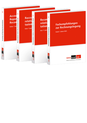 Buchcovers "Fachempfehlungen 2023" von Swiss GAAP FER