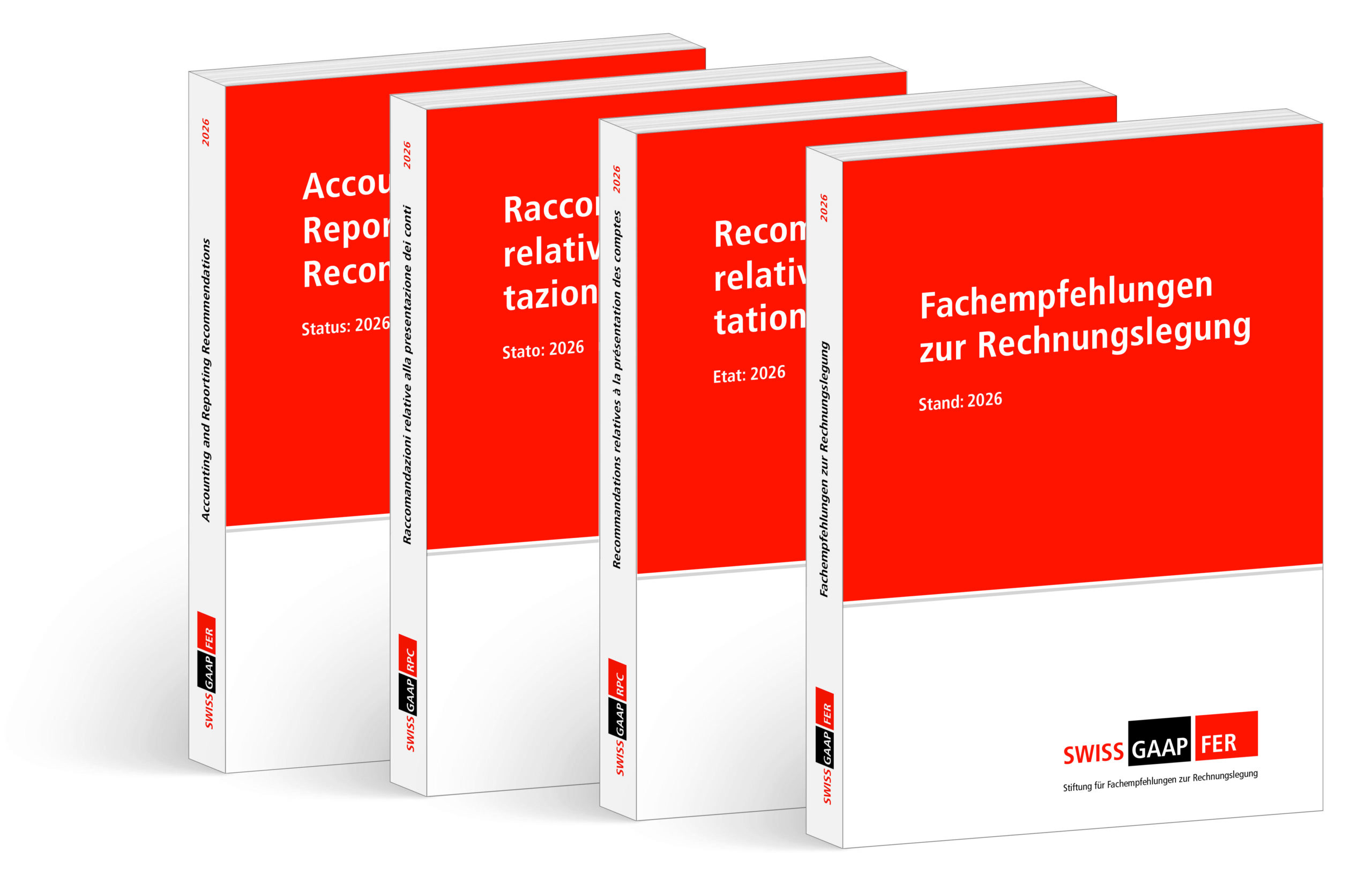 Buchcovers "Fachempfehlungen 2026" von Swiss GAAP FER