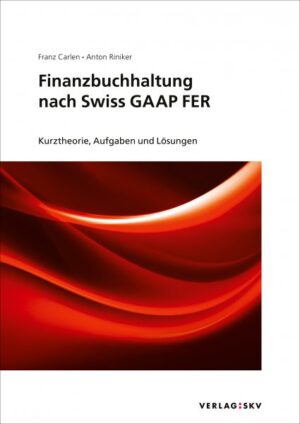 Buchcover vom Lehrbuch "Finanzbuchhaltung nach Swiss GAAP FER"