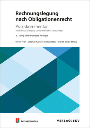 Buchcover vom veb.ch Praxiskommentar "Rechnungslegung nach Obligationenrecht"