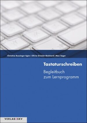 Cover Vom Begleitbuch zum Lernprogramm Tastaturschreiben